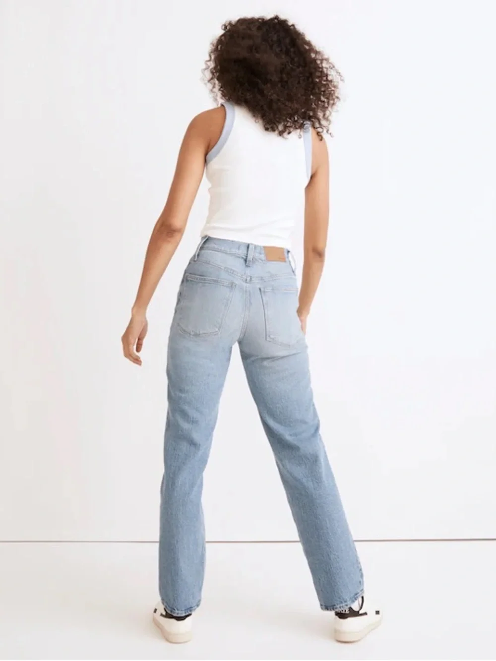 Madewell The Mid-Rise Perfect Vintage Jeans 33 16 plus straight leg medium wash - Picture 3 of 12